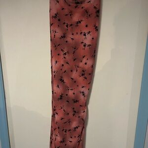 wild fable Pink Satin Floral Leggings